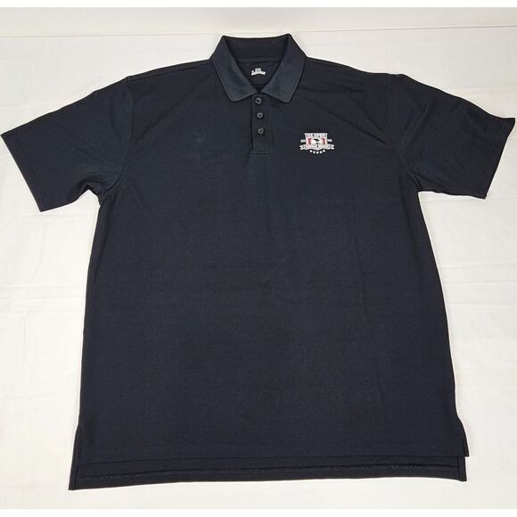 Under Armour US OPEN Golf Polo Shirt Mens Large.‎  2010 Pebble Beach Black. - Picture 1 of 7